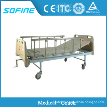 Stainless Steel ABS Material Hydraulic Hospital Bed ,Medical Couch